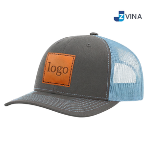 Custom Logo Snapback Cap With White Logo Patch Front Panel Adjustable Unisex Street Style Cotton <b>Hat</b> - Product Image 3