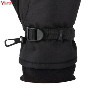 Gants de four matelassés noirs résistants à la chaleur, à manchette longue, pour la cuisson, la pâtisserie, le barbecue, la cuisine, vente en gros, OEM, ODM, gants de protection - Product Image 5