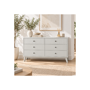 EVEREST Kollektion 6-Schubladen-Kommode aus Kiefernholz, individuelle Ausführung erhältlich, elegante Möbel für moderne Schlafzimmer - Product Image 1