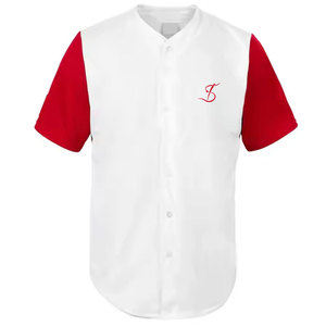 Camiseta de Béisbol de Diseño Clásico con Tela Premium 100% Poliéster, Ideal para Entrenamientos Duraderos y Días de Partido - Product Image 1