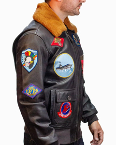 Bomber Leather <b>Jacket</b> Oem Manufacturer High Quality Chenille Embroidery Men College Custom Baseball Letterman crop - Product Image 3