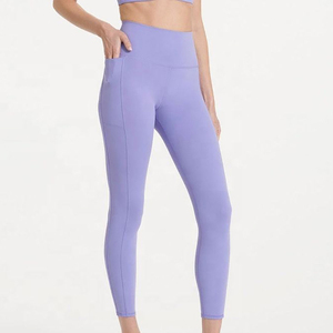 Leggings de alta calidad para mujer, de cintura alta, moldeadores de abdomen, para entrenamiento, yoga y gimnasio, con bolsillos laterales. - Product Image 3