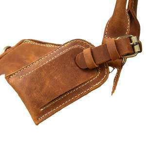 Sac de voyage unisexe vintage NESTA SPORTS en cuir véritable Crazy Horse, grand sac de sport fait main avec rivets et motif floral - Product Image 2