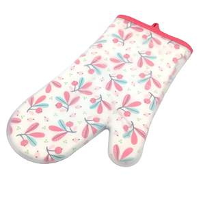 Custom <b>Oven</b> Mitts 1 Pair of Quilted Terry Cloth Lining Extra Long Professional Heat Resistant Kitchen <b>Oven</b> <b>Gloves</b> - Product Image 1