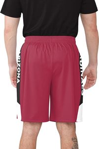 Pantalones Cortos Deportivos Rojos de Malla de los Arizona Cardinals con Franjas Laterales y Logotipo del Equipo, Ropa Deportiva Ligera - Product Image 4