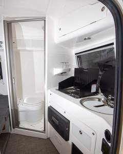 Remolque de Viaje Moderno en Forma de Lágrima, Mini Caravana Impermeable, Plegable y Ligera para Acampar - Product Image 2