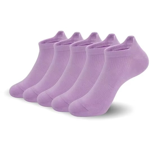 Chaussettes mi-mollet personnalisables pour femme, taille unique, couleur unie, antidérapantes, tricotées, pour usage quotidien, hiver, avec revers, 100% coton - Product Image 6