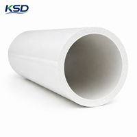 Tuyau de drainage en PVC de qualité supérieure à surface intérieure lisse, réduction du bruit, certifié SN4 SN8, pour drainage intérieur