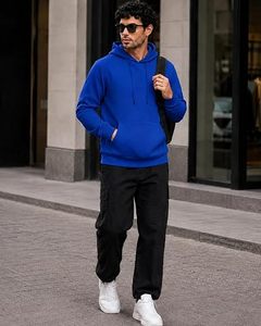 Sudadera con Capucha para Hombre, 100% Algodón, Invierno, con Forro Polar y Diseño Impermeable, Impresión Digital, Venta al Por Mayor - Product Image 4