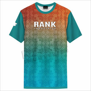 T-shirts amples pour hommes, imprimés, couleur unie, 100% coton, col rond, pour le bureau et les occasions décontractées - Product Image 1