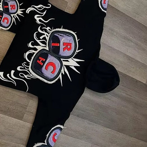 Conjuntos Deportivos de Verano con Sudadera con Cordón y Pantalones Cortos para Correr |   Conjuntos Cortos de Verano Personalizados para Gimnasio, Ligeros, de Algodón y Poliéster - Product Image 4