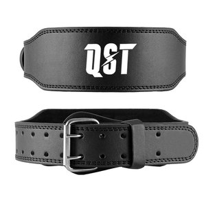 Gym Weight <b>Belt</b> Support Strength Training Equipment Leather Weight Lifting <b>Belt</b> for <b>Men</b> QST Leather Weightlifting <b>Belt</b> - Product Image 1