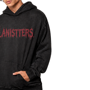 Sweat à capuche personnalisé pour homme sans cordon de serrage, en molleton avec poche kangourou, grand logo avant et arrière, coupe décontractée, style streetwear, fabricant - Product Image 5