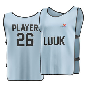 Custom Sublimated Soccer <b>Bibs</b> Breathable Mesh <b>Training</b> Vest Football Pinnies Team Practice Quick Dry Polyester OEM - Product Image 6