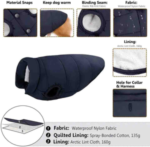 Chaqueta Acolchada Impermeable para Perros de Calidad Premium a Precio Razonable, Abrigo de Invierno Personalizado de Alta Calidad para Mascotas - Product Image 5