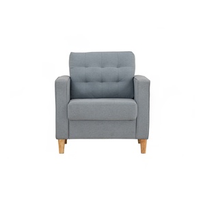 โซฟาผ้าแบบที่นั่งเดียวทันสมัย พร้อมโครงไม้เนื้อแข็งคุณภาพสูง สำหรับประหยัดพื้นที่ในห้องนั่งเล่น โรงแรม อพาร์ตเมนต์ และธุรกิจบริการ - Product Image 2