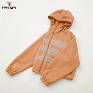 Chaqueta Cortavientos de Invierno 100% Poliéster de Alta Calidad, Transpirable, con Nuevo Diseño Bordado, Impermeable y Reversible - Product Image 6