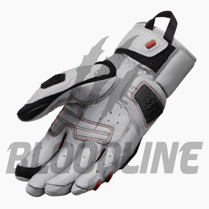 Guantes de Motocicleta de Cuero BLOODLINE, Largos hasta la Muñeca, Transpirables, Estilo Deportivo, para Ciclismo, Uso en Primavera y Otoño - Product Image 3