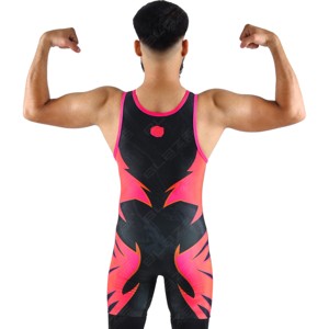 Sublimated Wrestling <b>Singlet</b> New Style <b>Men</b> Wrestling <b>Singlet</b> Comfortable Wrestling <b>Singlet</b> - Product Image 3