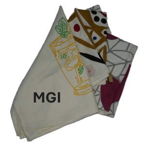 Serviette de cuisine en coton biologique 100% réutilisable, pliable, avec logo imprimé personnalisé, écologique, séchage rapide, lavable, vente à prix réduit - Product Image 1