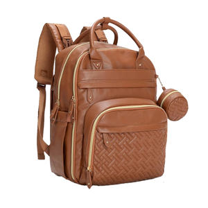 Sac à dos multifonctionnel pour couches, grande capacité, sac à langer avec poches isothermes pour biberons, organisateur de voyage imperméable - Product Image 4