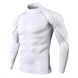 Nouveau T-shirt de sport à manches longues, coupe ajustée, respirant, effet délavé, séchage rapide, qualité supérieure, design décontracté personnalisable, protection anti-UV - Product Image 1