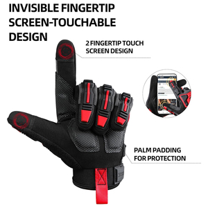 Custom Hand Protection High Quality Impact Resistant Safety Work <b>Gloves</b> <b>Touchscreen</b> Needle Detection for Construction Industrial - Product Image 3