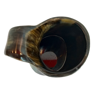 Taza de café con aislamiento al vacío con tapa a prueba de fugas, último diseño, cuerno multicolor y taza vikinga, ecológica, tallada por Artesanías de media luna - Product Image 5