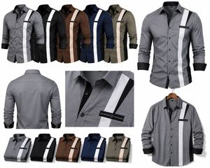 Chemise Homme Bordeaux Unie à Col Montant Manches Longues Boutons en Corne 100% Coton Respirante Infroissable Tricotée Écologique Printemps ODM - Product Image 6
