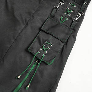 Kilt écossais hybride traditionnel et moderne noir et vert pour homme avec poches latérales amovibles 2026 - Product Image 6