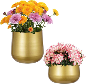 Brass Planter Pot <b>for</b> Home and Office Decoration Manufacturer and Exporter of Custom Designed Brass Home Planter Pot Hot Sale - Product Image 3