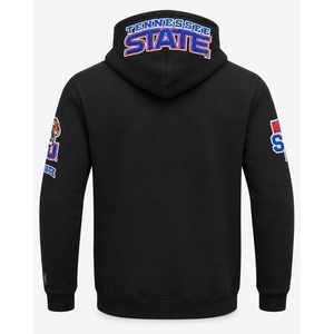 Sweat-shirt à capuche zippé noir personnalisé pour homme, avec patch tigre brodé, fermeture éclair intégrale, streetwear épais, OEM, marque privée - Product Image 2