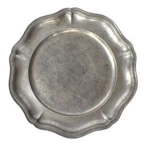 Assiette de service en laiton plaqué argent, taille personnalisée, fournitures de restaurant, plat de service alimentaire, 25 cm de diamètre, assiette à dîner argentée, qualité alimentaire - Product Image 6
