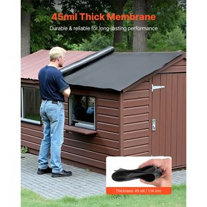 Rotolo di Telo Impermeabilizzante in Gomma EPDM da 45 Mil (10 x 15 piedi) Resistente alle Intemperie, Lunga Durata, Flessibile, Resistente alle Temperature Estreme - Product Image 2