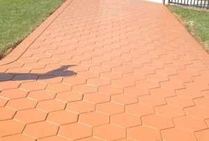 Việt Nam-Made Châu Á cổ điển hình lục giác gạch đất nung rắn sàn đất sét gạch ngoài trời vật liệu xây dựng 20mm truyền thống tốt nhất - Product Image 5