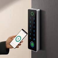 Control de Acceso por Huella Digital WiFi Tuya Económico, Control de Acceso con Teclado Digital Táctil Inteligente a Prueba de Agua IP66 con Sistema RFID