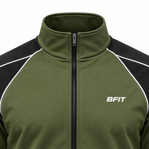 Custom <b>Men</b>’s Athletic Tracksuit <b>Set</b> Full Zip Sports Training Jacket with Matching Jogger Pants for Gym Running Teamwear - Product Image 4