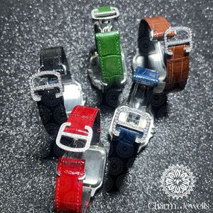 Reloj Mecánico de Lujo Charm de Acero Inoxidable, Caja Cuadrada de 40mm, Correa de 20mm, Fecha Automática, Estilo Vintage Hip Hop, Cristal, Resistente al Agua 10 Bar - Product Image 5