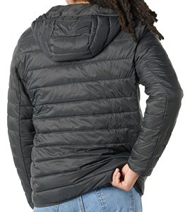 Black color Zipper Closure Waterproof & Windproof Camouflage <b>Pattern</b> Puffer <b>jacket</b> for men latest design new look <b>jackets</b> - Product Image 6