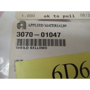 AMAT 3070-01047 Shield Bellows - อุปกรณ์และอะไหล่เซมิคอนดักเตอร์ระดับโลกที่เชื่อถือได้ - Product Image 6