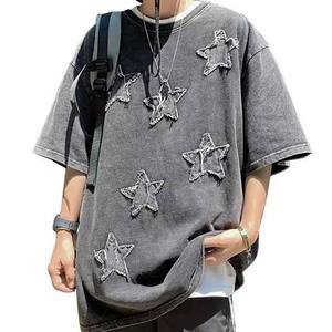 T-shirt à épaules tombantes en tissu doux, coupe ample, forme confortable pour un usage quotidien, looks décontractés et facile à assortir - Product Image 3