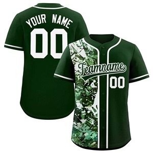 Uniforme de Béisbol al por Mayor, Personalizado, de Alta Calidad, Camiseta de Béisbol de Moda para Hombre, Uniforme Deportivo Transpirable con Botones - Product Image 1