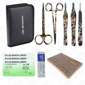 Kit de suture de haute qualité Ensemble complet de formation à suture chirurgicale Instruments médicaux Pratique professionnelle et étudiants en médecine - Product Image 1