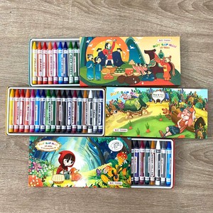 Crayons effaçables non tachants pour enfants, ensemble de 18 couleurs, crayons d'art, dessin, graffiti, peinture à la main, fournitures - Product Image 1