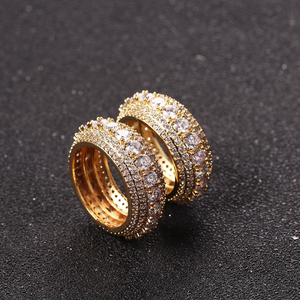 Bague en or Moissanite, style vintage de luxe, alliance éternelle, bijou de mariage, cadeau pour femme, occasion spéciale - Product Image 2