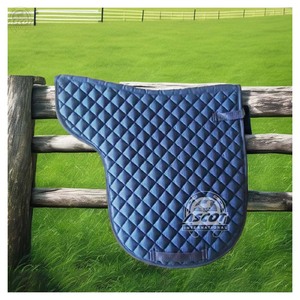 Tapis de selle matelassé en coton, laine et feutre, très demandé, pour dressage équestre, avec rembourrage en coussin, vente en gros - Product Image 6