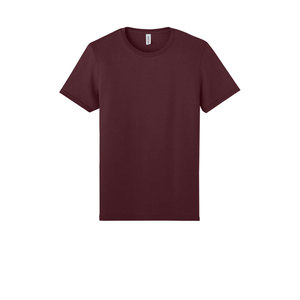 เสื้อยืดสีแดงมารูนสำหรับผู้ชาย ผ้าฝ้าย 100% รุ่น 6210 เสื้อยืด CVC ยูนิเซ็กซ์ สีมารูน พิมพ์โลโก้ตามสั่ง สั่งซื้อจำนวนมาก พิมพ์ดิจิทัล - Product Image 5
