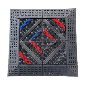 Double Brush Head Hotel Shopping Mall PVC Sand-Scraping & Dust-Removal Modular Entrance Floor Tiles Door <b>Mat</b> - Product Image 1