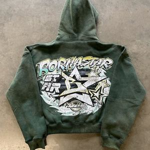 Snail Embroidery Hoodies Premium Fashion Custom Design Wholesale 100% Cotton Autumn Unisex Knitted - Product Image 6