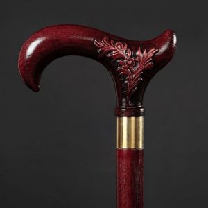 Canne de marche en bois moderne faite à la main de haute qualité, design personnalisé, toucher réel, décoration intérieure, Pâques, vente en gros - Product Image 2